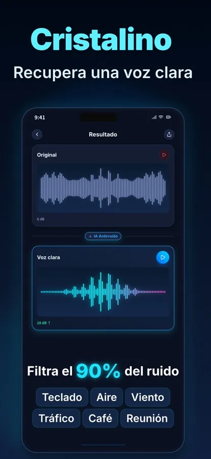 Captura de pantalla de Noise Reducer